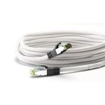 Goobay Patchkabel CAT8.1 S/FTP (PiMF) (weiß, 1 Meter)