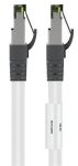 Goobay Patchkabel CAT8.1 S/FTP (PiMF) (weiß, 3 Meter)