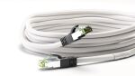 Goobay Patchkabel CAT8.1 S/FTP (PiMF) (weiß, 3 Meter)