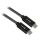 Sharkoon USB 3.2 Gen 2 Kabel, USB-C Stecker > USB-C Stecker (schwarz/grau, 0,5 Meter, gesleevt)