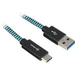 Sharkoon USB 3.2 Gen 2 Kabel, USB-A Stecker > USB-C...