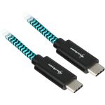 Sharkoon USB 3.2 Gen 2 Kabel, USB-C Stecker > USB-C...
