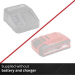 Einhell Power X-Change Akku-Winkelschleifer TC-AG 18/115 Li-Solo, 18Volt (rot/schwarz, ohne Akku und Ladegerät)