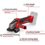 Einhell Power X-Change Akku-Winkelschleifer TC-AG 18/115 Li-Solo, 18Volt (rot/schwarz, ohne Akku und Ladegerät)