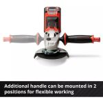 Einhell Professional Akku-Winkelschleifer AXXIO, 18Volt (rot/schwarz, ohne Akku und Ladegerät)