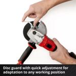 Einhell Professional Akku-Winkelschleifer AXXIO, 18Volt (rot/schwarz, ohne Akku und Ladegerät)
