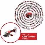 Einhell Professional Akku-Winkelschleifer AXXIO, 18Volt (rot/schwarz, ohne Akku und Ladegerät)
