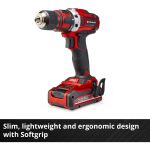 Einhell Power X-Change Akku-Bohrschrauber TE-CD 18/40 Li-Solo, 18Volt (rot/schwarz, ohne Akku und Ladegerät)