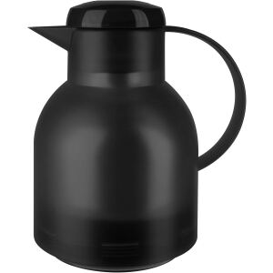 EMSA SAMBA Isolierkanne, 1 Liter (schwarz, QUICK PRESS Verschluss)