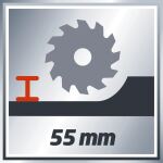 Einhell Handkreissäge TE-CS 165 (rot/schwarz, 1.200 Watt)