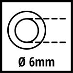 Einhell Gewebeschlauch 4138100 (weiß, 10 Meter)