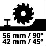Einhell Tauchsäge TE-PS 165 (rot/schwarz, 1.200 Watt)