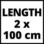 Einhell Führungsschiene Alu L700, Länge 2.000mm (aluminium, 2-teilig)