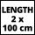 Einhell Führungsschiene Alu L700, Länge 2.000mm (aluminium, 2-teilig)