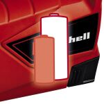 Einhell Akku-Tacker TC-CT 3,6 Li (rot/schwarz, Li-Ionen Akku 1,3Ah)