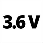 Einhell Akku-Tacker TC-CT 3,6 Li (rot/schwarz, Li-Ionen Akku 1,3Ah)
