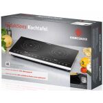 Rommelsbacher Doppelkochplatte CT 3410/IN (schwarz/silber)
