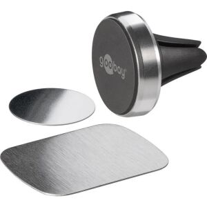 Goobay Magnethalterungs-Set Slim (schwarz/silber)