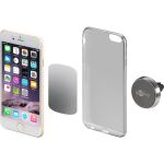 Goobay Magnethalterungs-Set Slim (schwarz/silber)