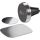 Goobay Magnethalterungs-Set Slim (schwarz/silber)