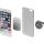 Goobay Magnethalterungs-Set Slim (schwarz/silber)