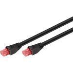 Goobay CAT.6 Outdoor-Patchkabel U/UTP (schwarz, 30 Meter)