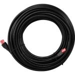 Goobay CAT.6 Outdoor-Patchkabel U/UTP (schwarz, 30 Meter)