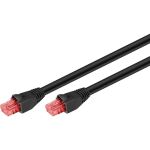 Goobay CAT.6 Outdoor-Patchkabel U/UTP (schwarz, 15 Meter)