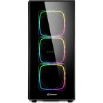 Sharkoon TG6 RGB (schwarz, Front und Seitenteil aus...