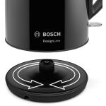 Bosch Wasserkocher DesignLine TWK3P423 (schwarz, 1,7 Liter)