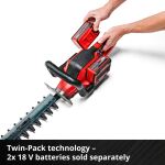 Einhell Akku-Heckenschere GE-CH 36/65 Li-Solo, 36Volt (2x18V) (rot/schwarz, ohne Akku und Ladegerät)