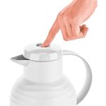 EMSA Isolierkanne SAMBA WAVE, 1 Liter (weiß, QUICK PRESS Verschluss)