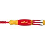 wiha Schraubendreher mit Bit Magazin LiftUp electric (rot/gelb, 7-teilig)