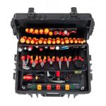 wiha Werkzeug-Set Elektriker Competence XXL II (rot/gelb, 116-teilig, mit Trolley-Koffer)