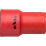 wiha Ratschenschlüssel-Set isoliert, 1/2" (rot/gelb, 21-teilig)