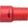 wiha Ratschenschlüssel-Set isoliert, 1/2" (rot/gelb, 21-teilig)