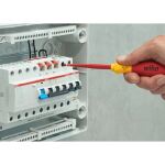 wiha Schraubendreher und Bit Set electric slimVario (rot/gelb, 19-teilig, mit slimBits)
