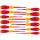 wiha Schraubendreher-Set SoftFinish electric slimFix, 12-teilig (rot/gelb)