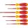 wiha Schraubendreher-Set SoftFinish electric slimFix, 6-teilig (rot/gelb)