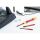 wiha Schraubendreher mit Bithalter-Set PicoFinish electric slimVario (rot/gelb, 4-teilig, mit slimBits)