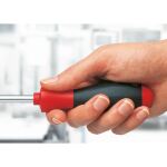 wiha Schraubendreher-Set SoftFinish, 6-teilig (schwarz/rot)