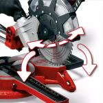 Einhell Zug-Kapp-und Gehrungssäge TC-SM 2534/1 Dual, Kapp- und Gehrungssäge (rot/schwarz, 2.100 Watt)