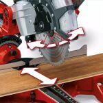 Einhell Zug-Kapp-und Gehrungssäge TC-SM 2534/1 Dual, Kapp- und Gehrungssäge (rot/schwarz, 2.100 Watt)