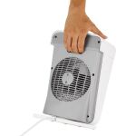 UNOLD Heizlüfter Box IP21 (weiß/grau, 2.000 Watt)