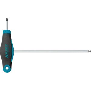 HAZET Schraubendreher 829KK-2, mit T-Griff (blau/schwarz, mit Kugelkopf)