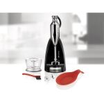 UNOLD Stabmixer ESGE-Zauberstab M 200 chrom (chrom, 200 Watt, mit Zerkleinerer und Zauberbasis)