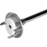 UNOLD Stabmixer ESGE-Zauberstab M 200 chrom (chrom, 200 Watt, mit Zerkleinerer und Zauberbasis)