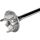 UNOLD Stabmixer ESGE-Zauberstab M 200 chrom (chrom, 200 Watt, mit Zerkleinerer und Zauberbasis)