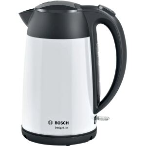 Bosch Wasserkocher DesignLine TWK3P421 (weiß/schwarz, 1,7 Liter)