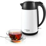 Bosch Wasserkocher DesignLine TWK3P421 (weiß/schwarz, 1,7 Liter)